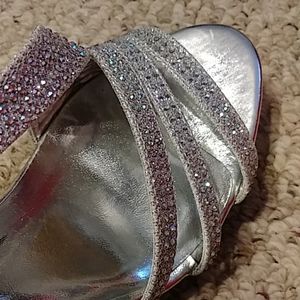 Silver Slippers Elle